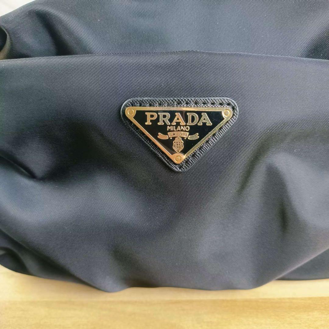 PRADA ノベルティ ブラック ショルダーバック ナイロン prd2