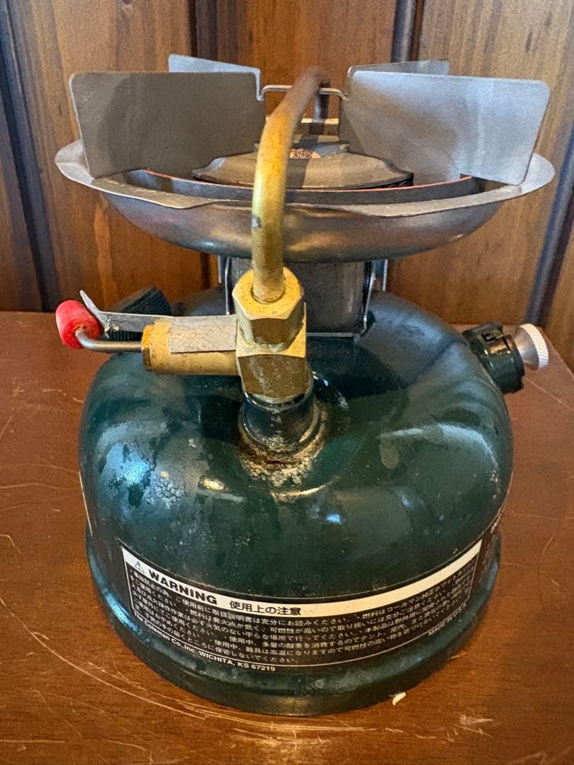 未チェック品 Coleman 508A シングルバーナーコンロ ケース付き