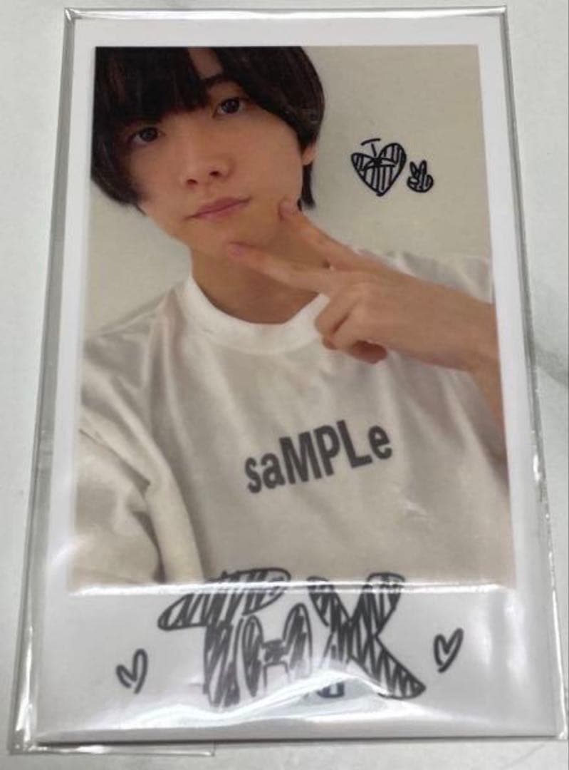 板垣李光人 saMPLe Tシャツ チェキ トレカ 付き