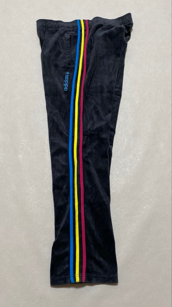 ⭐️adidas neo ベロア　ジャージ　上下セット　濃いグレー＊499