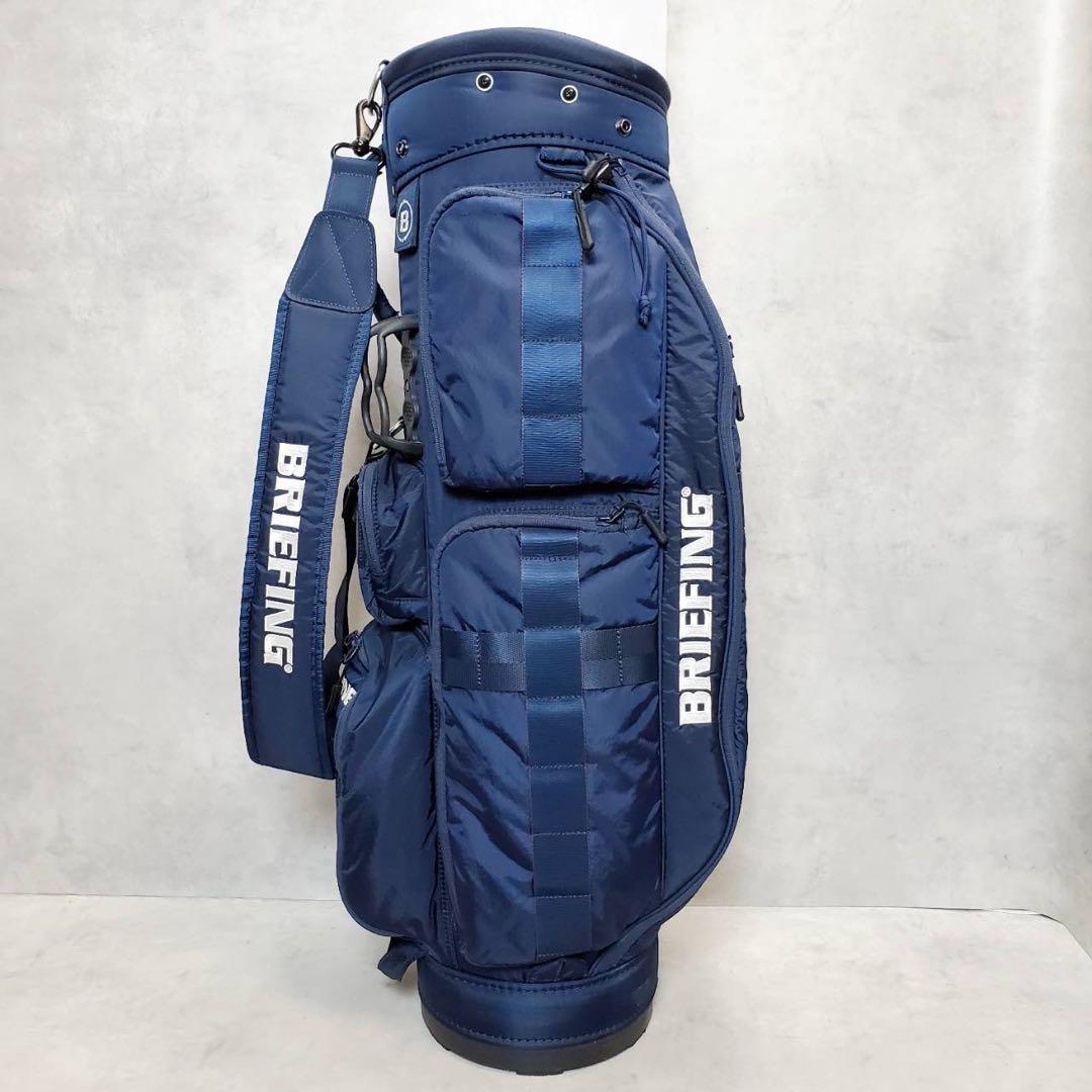BRIEFING CR-6 キャディバッグ ネイビー 軽量 2.8kg 8.5型
