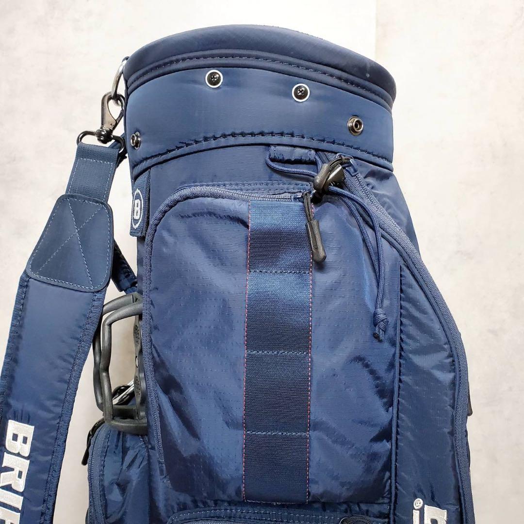 BRIEFING CR-6 キャディバッグ ネイビー 軽量 2.8kg 8.5型