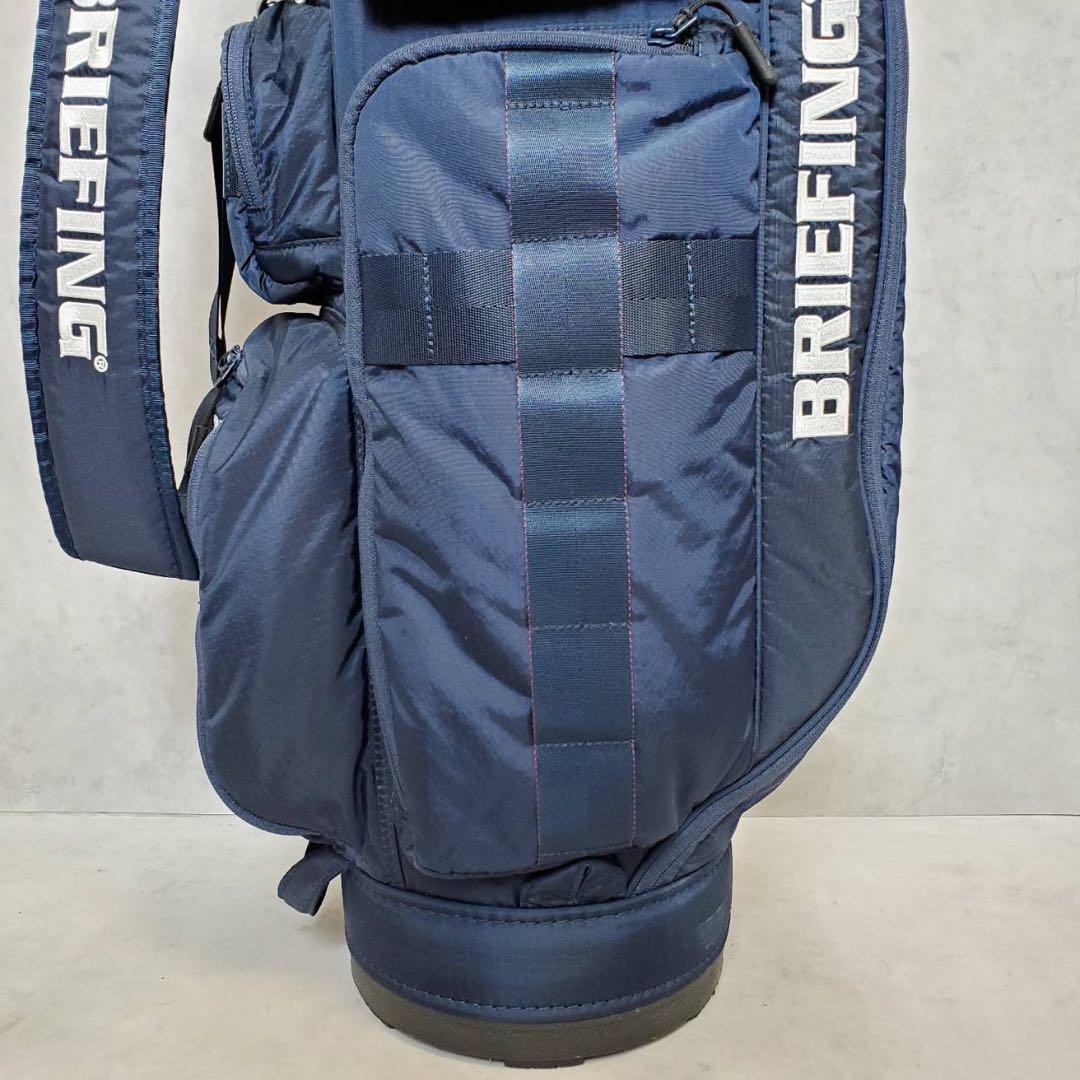 BRIEFING CR-6 キャディバッグ ネイビー 軽量 2.8kg 8.5型