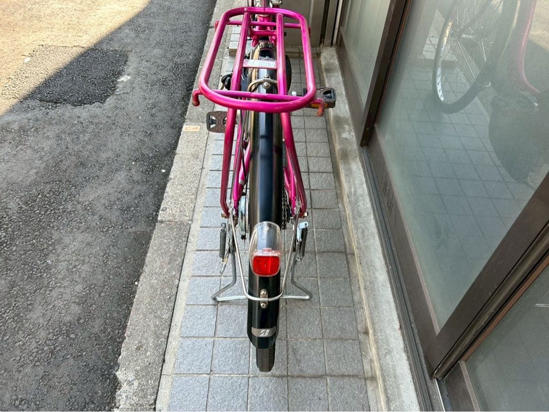 中古電動自転車 ブリヂストン　アシスタ　26インチ ピンク 横浜 №3728