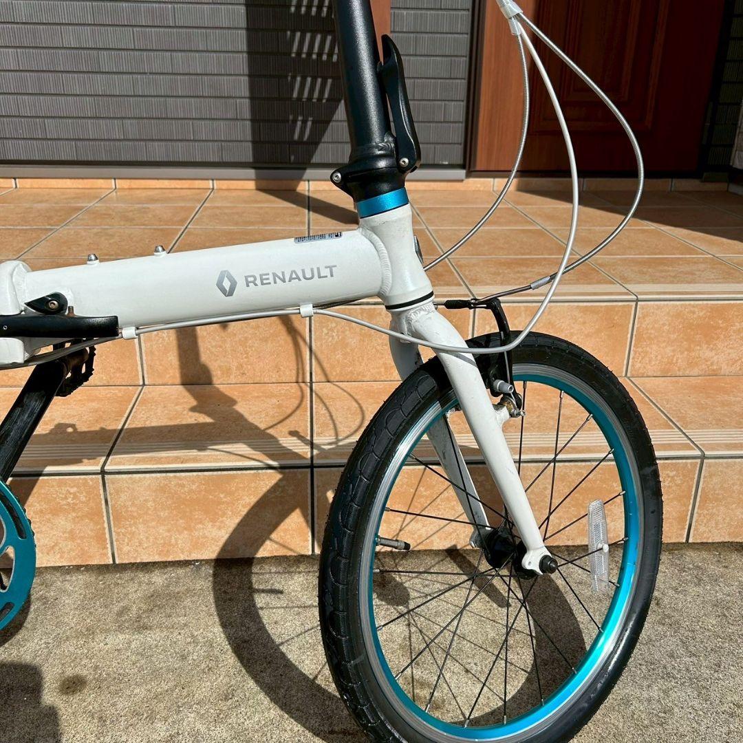 RENAULT ルノー 折りたたみ自転車 ホワイト
