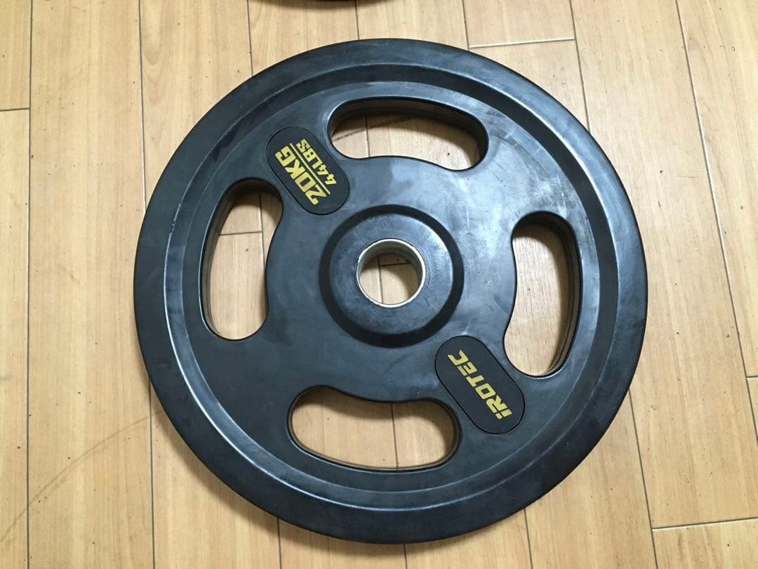 ②アイロテックIROTEC プレート20kg x 1枚穴径50mm(同時購入)