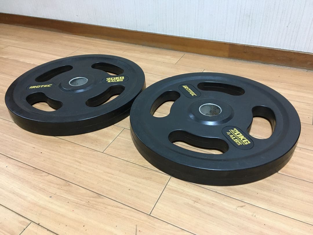 ②アイロテックIROTEC プレート20kg x 1枚穴径50mm(同時購入)