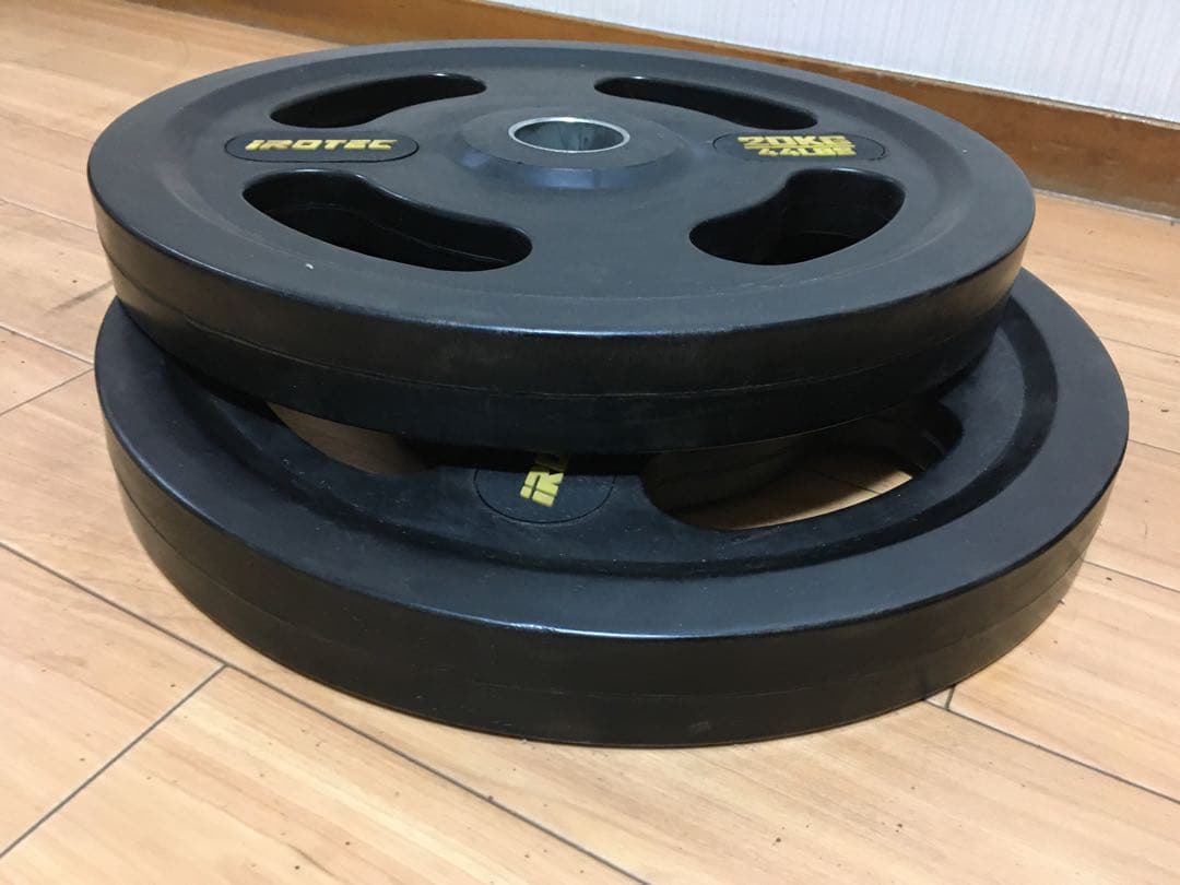 ②アイロテックIROTEC プレート20kg x 1枚穴径50mm(同時購入)