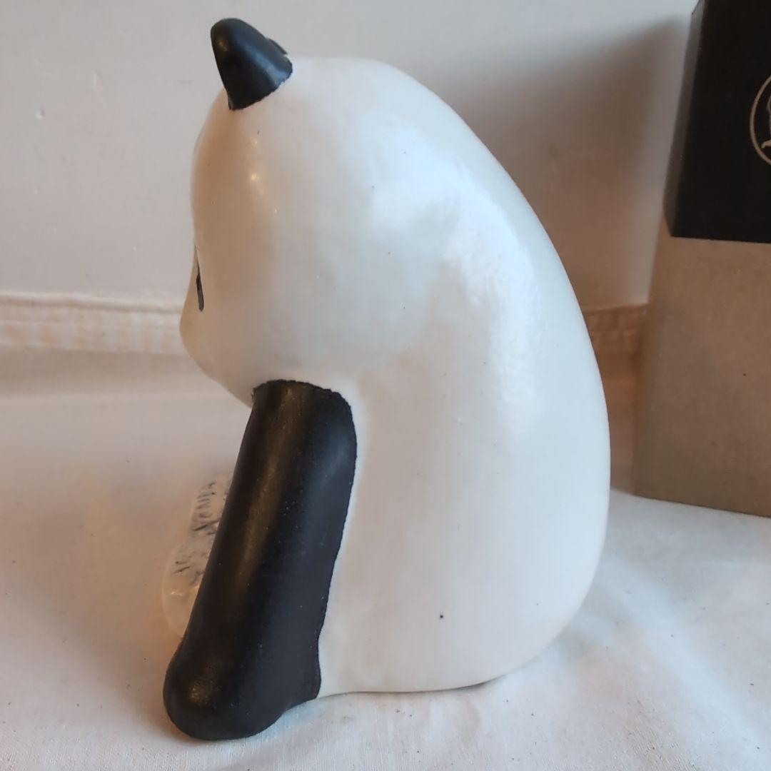 ス*フ様 箱付き！　非売品　未使用　リサラーソン　パンダ　陶器　新潮文庫　yon