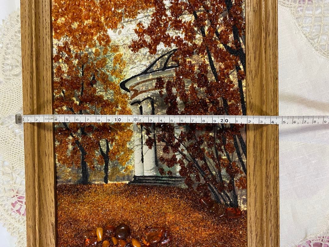 琥珀　風景画(未使用、実家保管品)