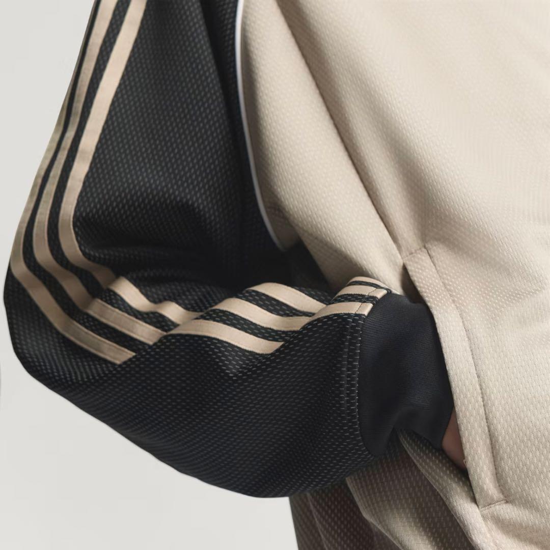 adidas 藤井風さん着用 ルーズ メッシュ トラックトップ/パンツ セット