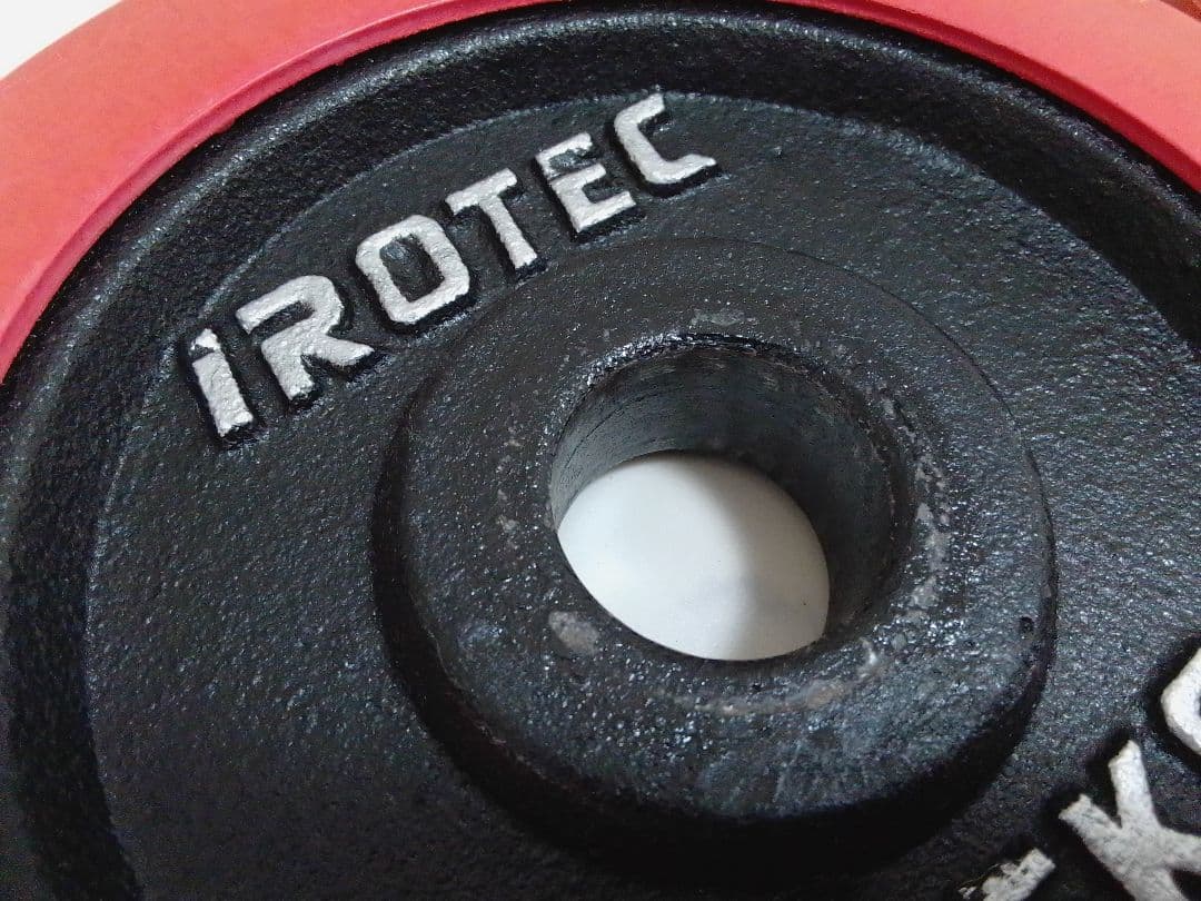 ま*と様 iROTEC ラバー付 ダンベル 約20kg 28mm径 1.25 2