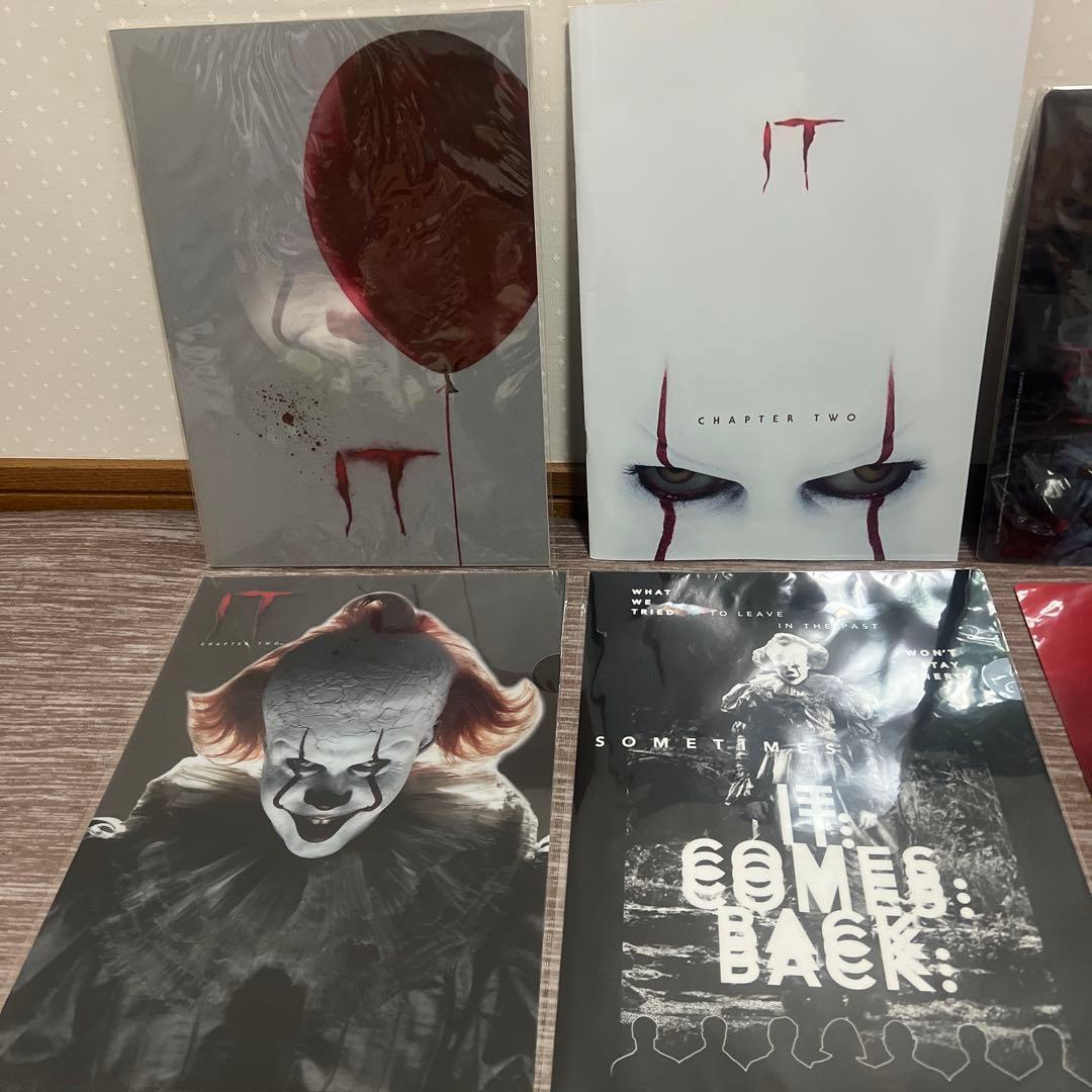 IT パンフレット　グッズ ペニーワイズ クリアファイル 下敷き　映画 グッズ