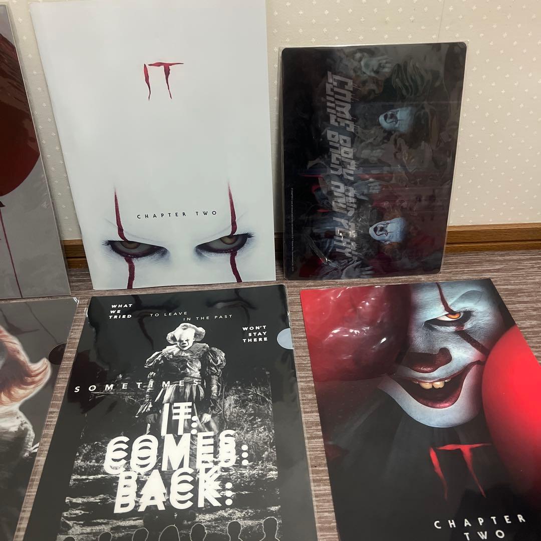IT パンフレット　グッズ ペニーワイズ クリアファイル 下敷き　映画 グッズ