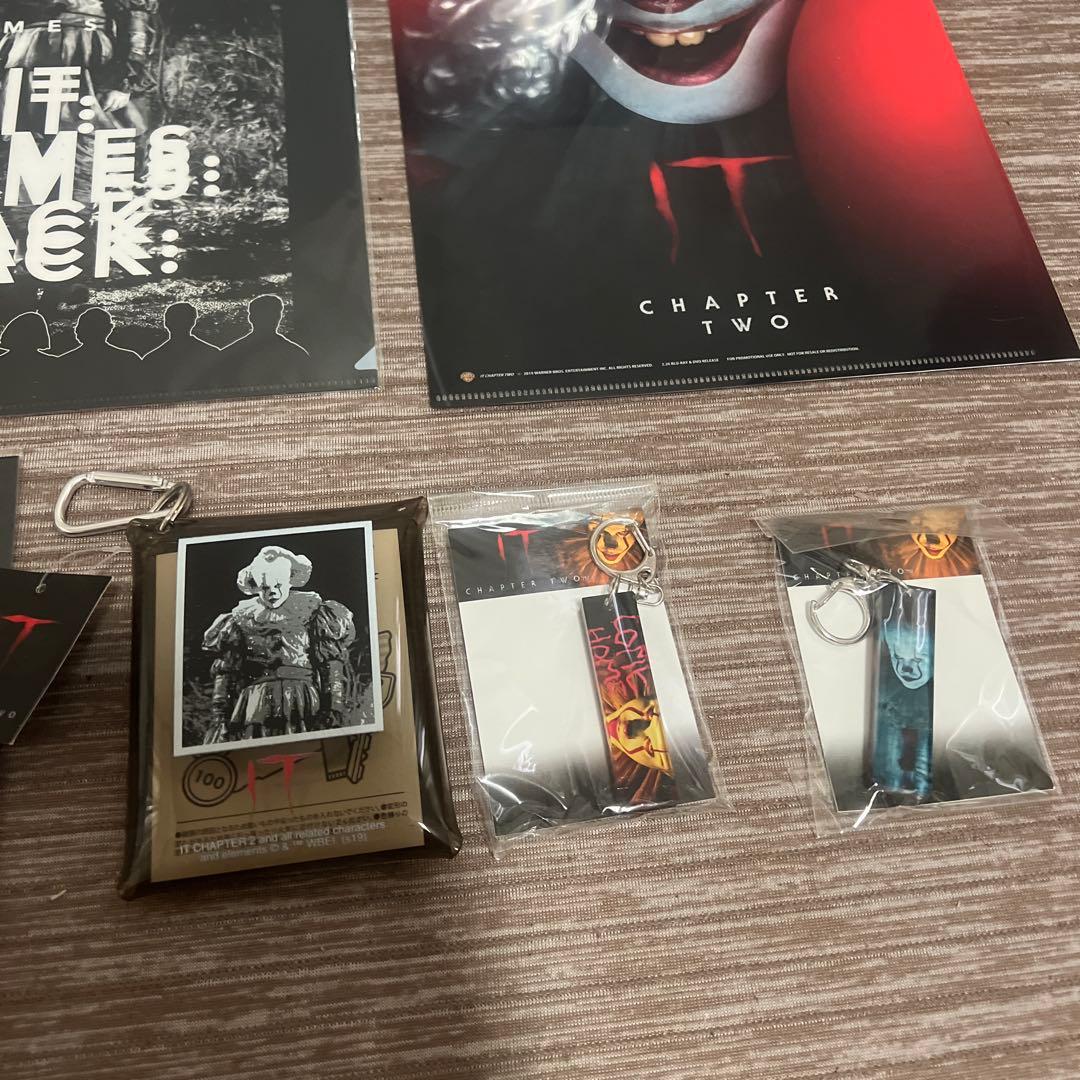 IT パンフレット　グッズ ペニーワイズ クリアファイル 下敷き　映画 グッズ