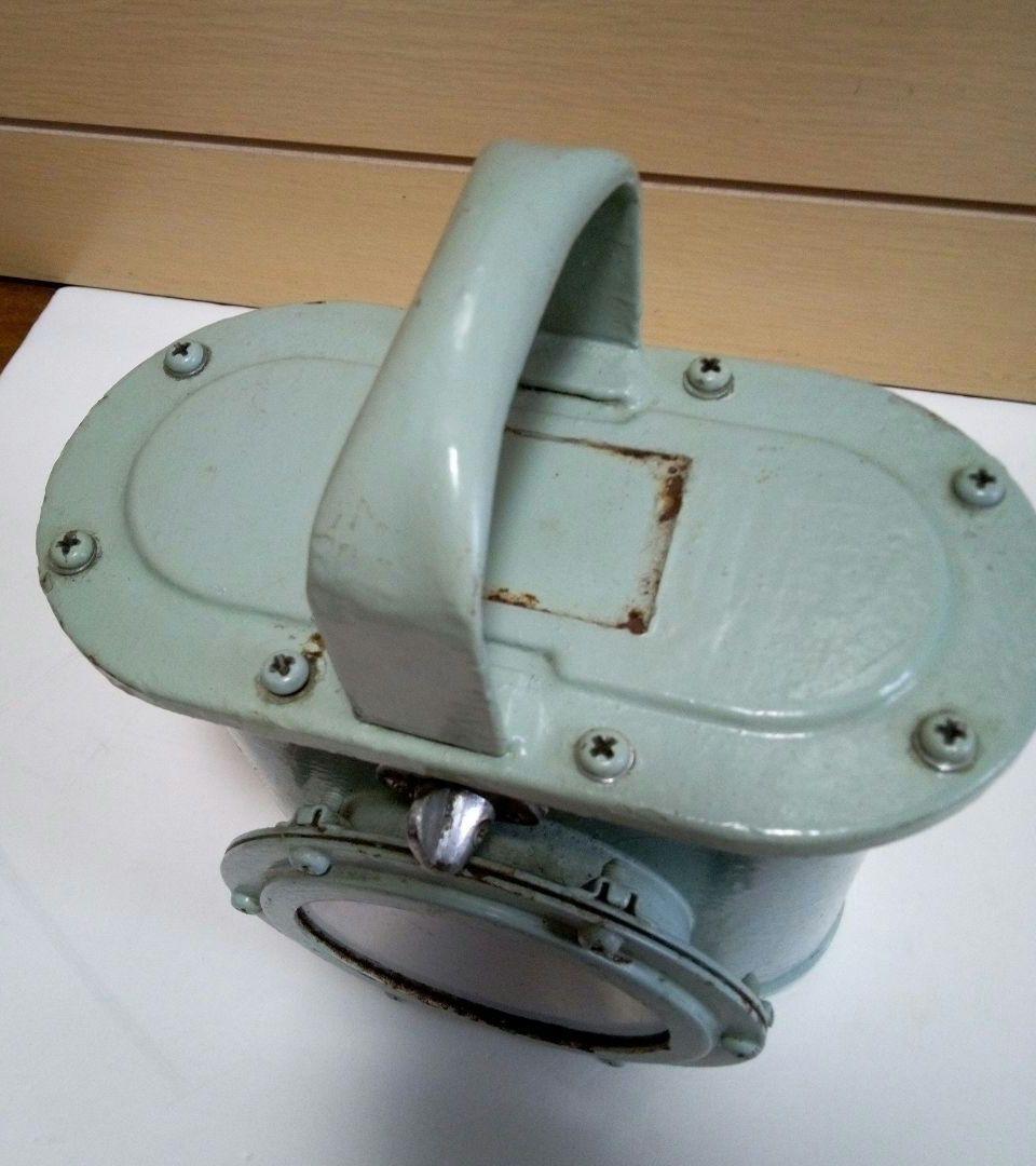 レトロ　アンティーク　ヴィンテージ　希少な海上自衛隊の乾電池式応急灯