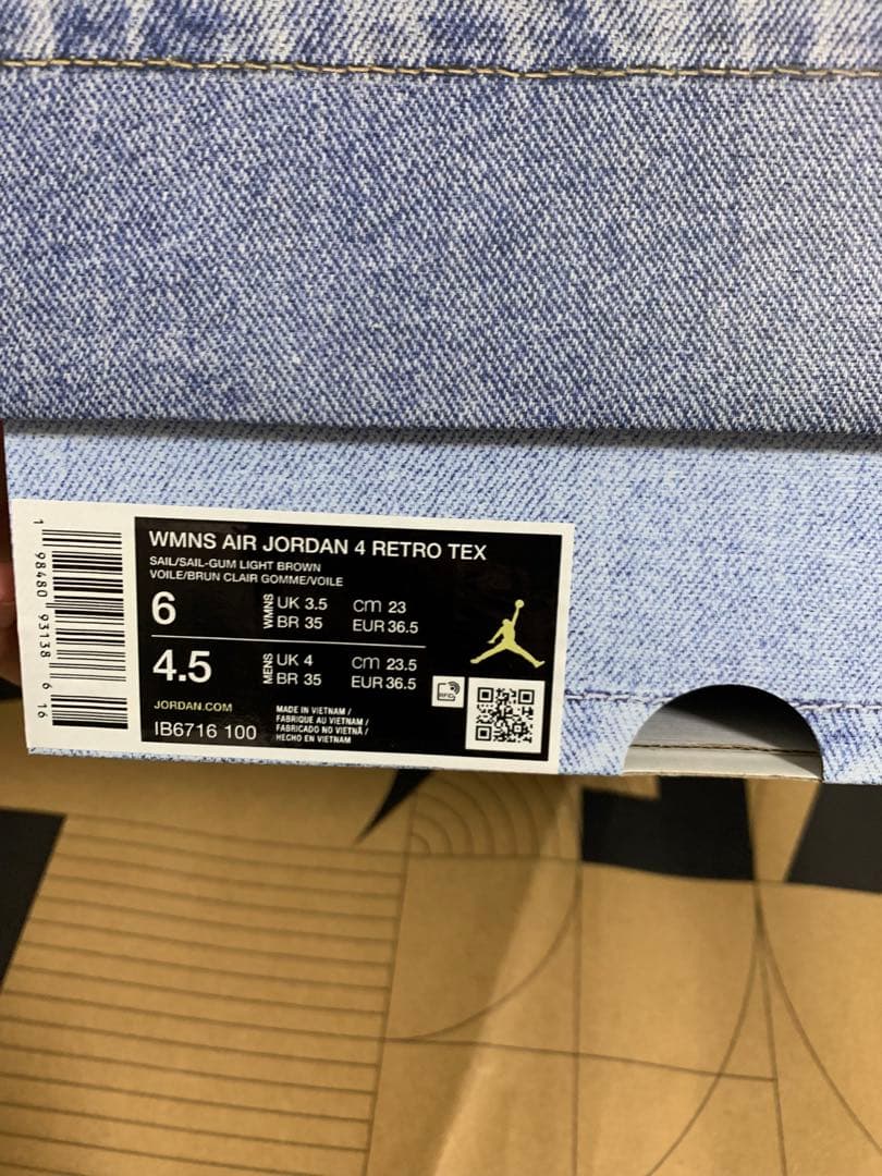 シューズ(女性用) WMNS AIR JORDAN 4 RETRO TEX 6
