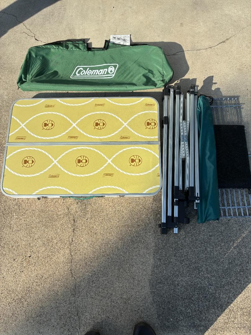 Coleman コールマン キッチンテーブルツーバーナースタンド付 収納バッグ付
