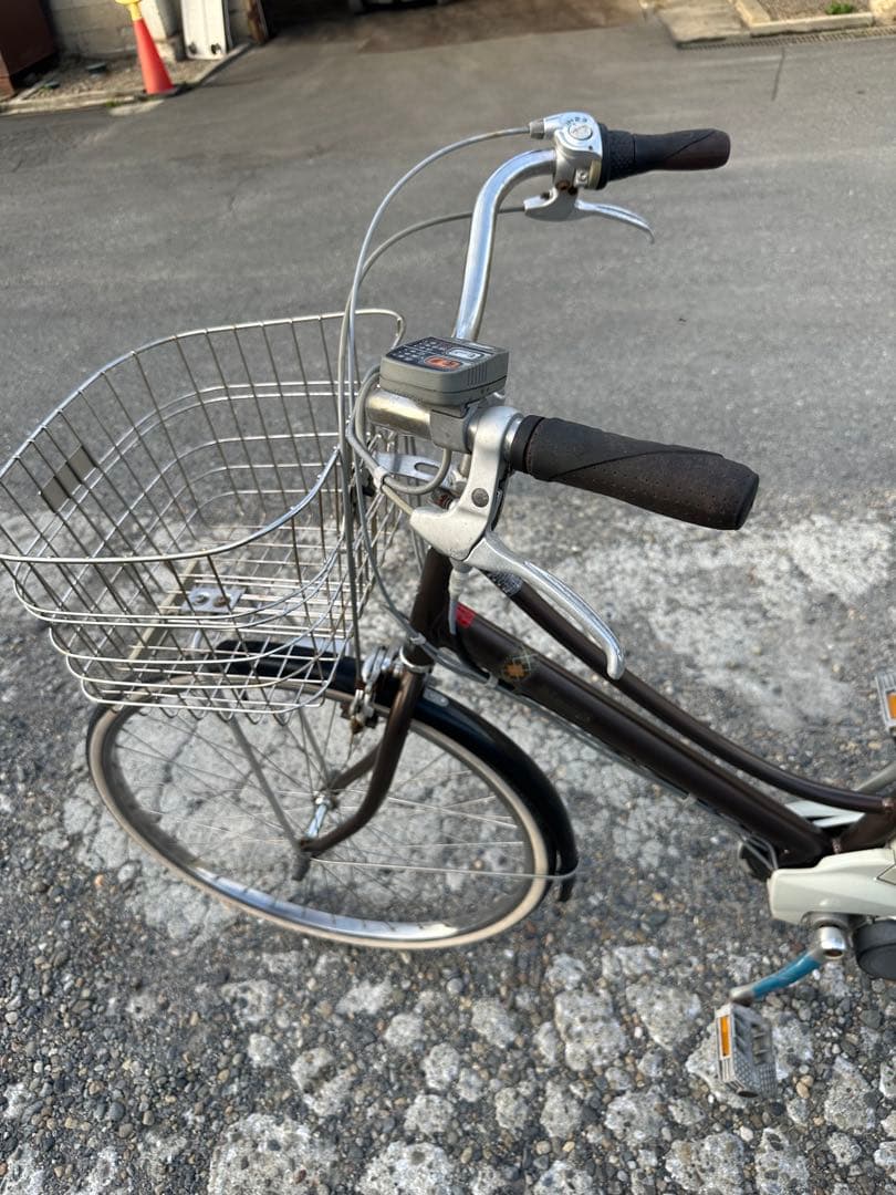 パナソニック電動アシスト自転車 ブラウン