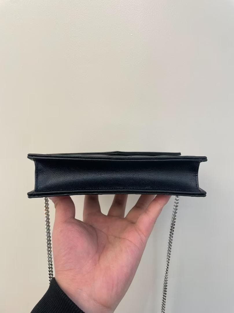 YSL ブラック キルティング ショルダーバッグ~~~ レザー