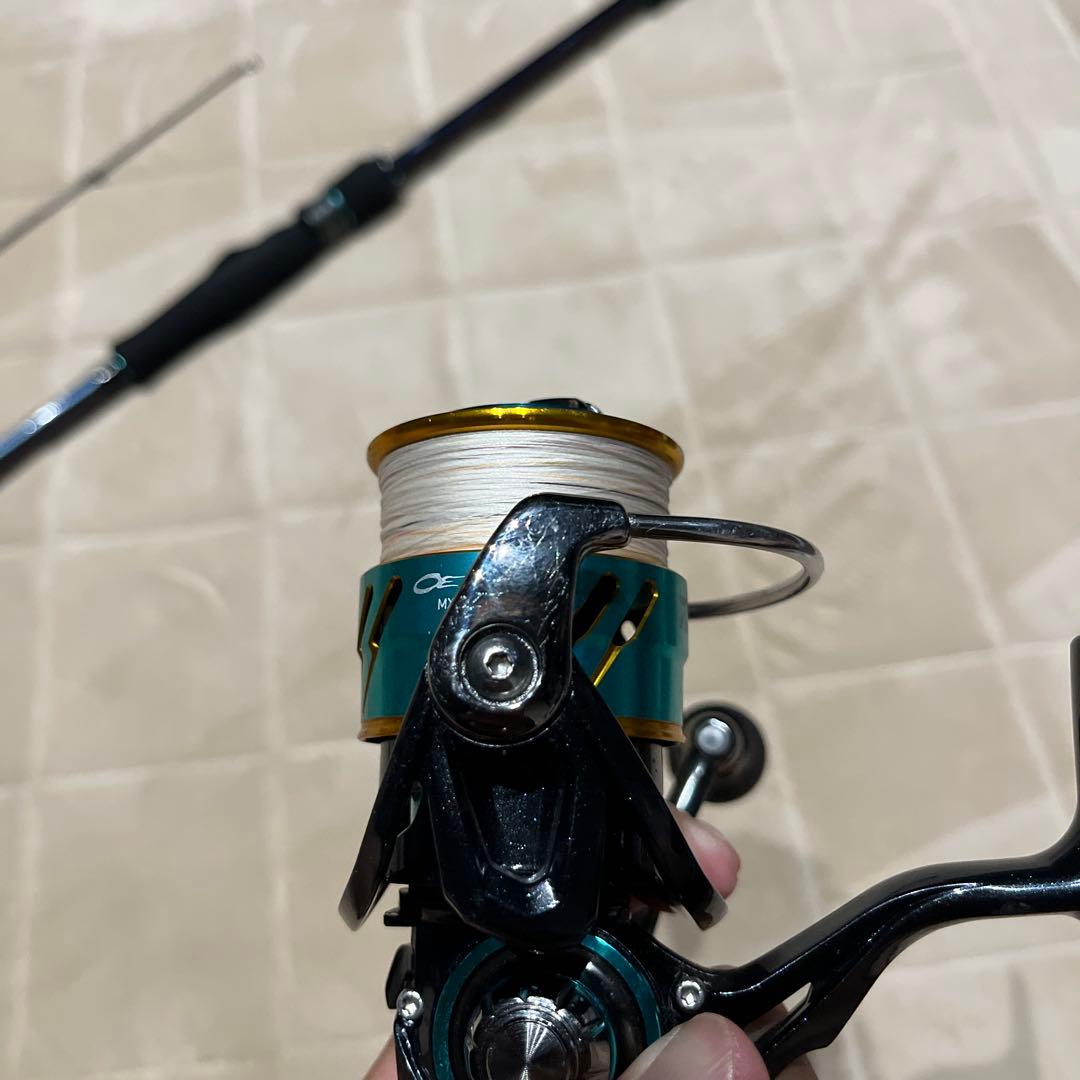 EME MX 86M-N エギングロッド　竿リールセット