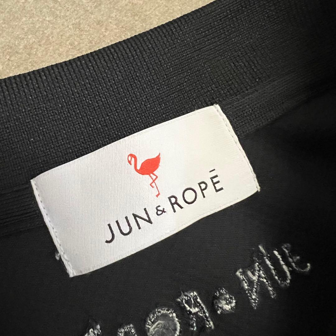 JUN&ROPE' ジュンアンドロペ　ハーフジップ ワンピース　ゴルフ　L
