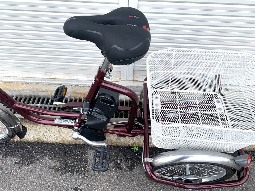 送料無料 電動アシスト三輪自転車 24V5.8Ah 20-16インチ動作確認済