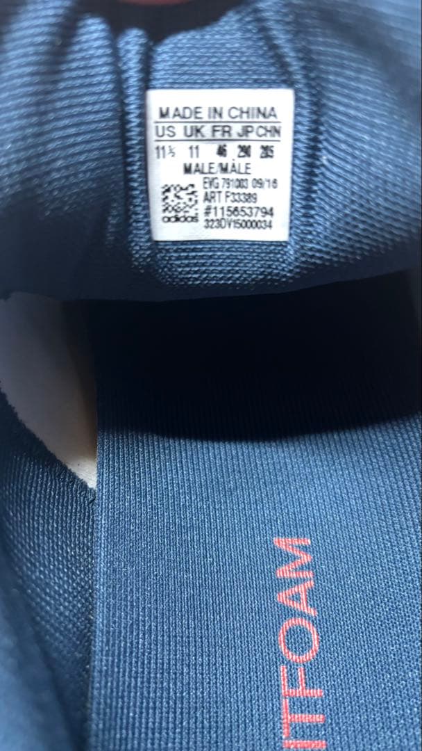 adidas ゴルフシューズ ホワイト スパイク付き