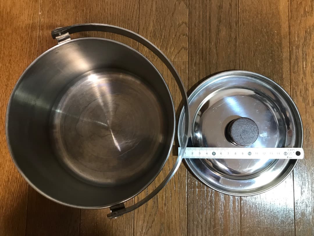 OUT・DO 製コッヘルセット＋米国製ホーロー食器セット＋保管ケース
