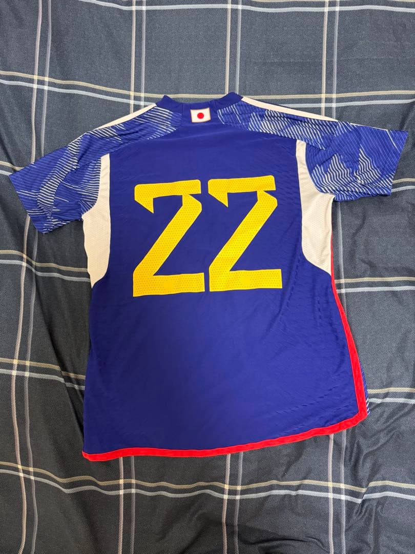【本人着用品】 冨安健洋選手着用　サッカー日本代表ユニフォーム 2XL
