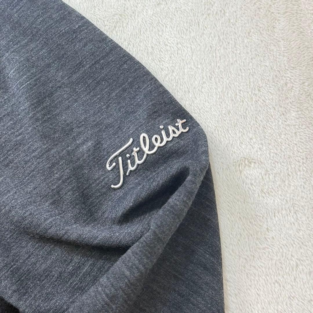 Titleist 異素材切替 裏起毛 ダブルジップ ハイブリッドジャケット LL