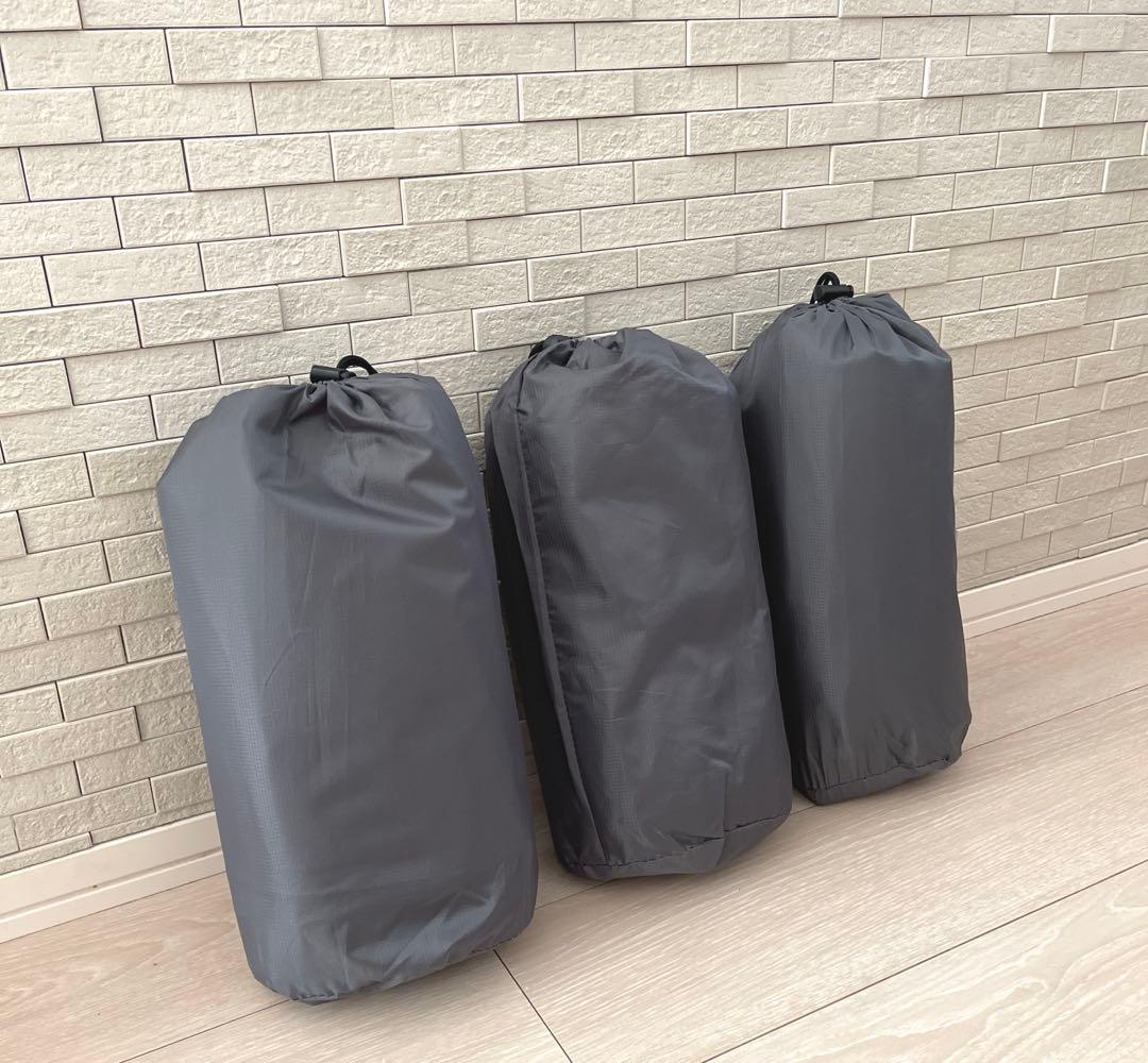 キャンプ用エアマット3個セット 車中泊や防災時にも使える！
