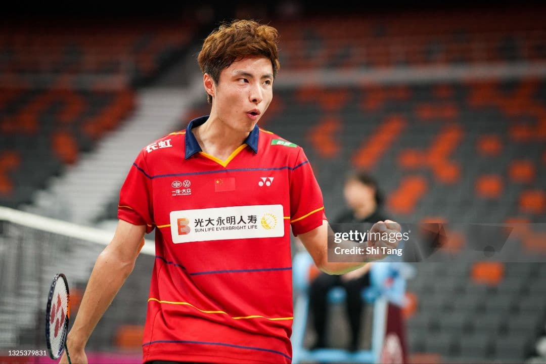 YONEX中国五輪代表選手着用モデル 75周年数量限定特注品桃田賢斗TONAMI
