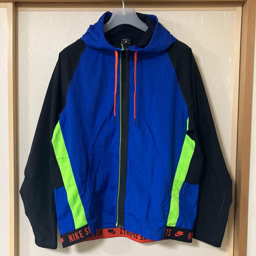 NIKE フレックス フルジップ ナイロンパーカー XL ナイキ ビッグロゴ