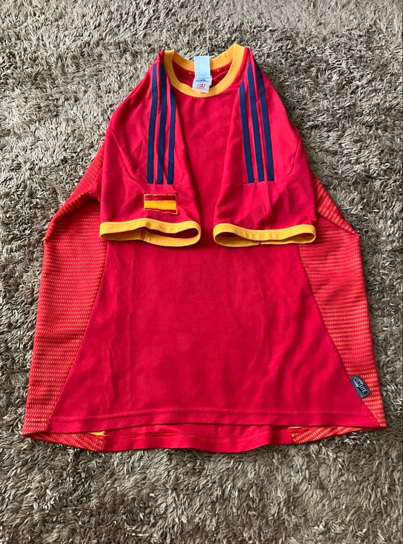 adidas アディダス 02/03 日韓W杯 スペイン代表 ユニフォーム L