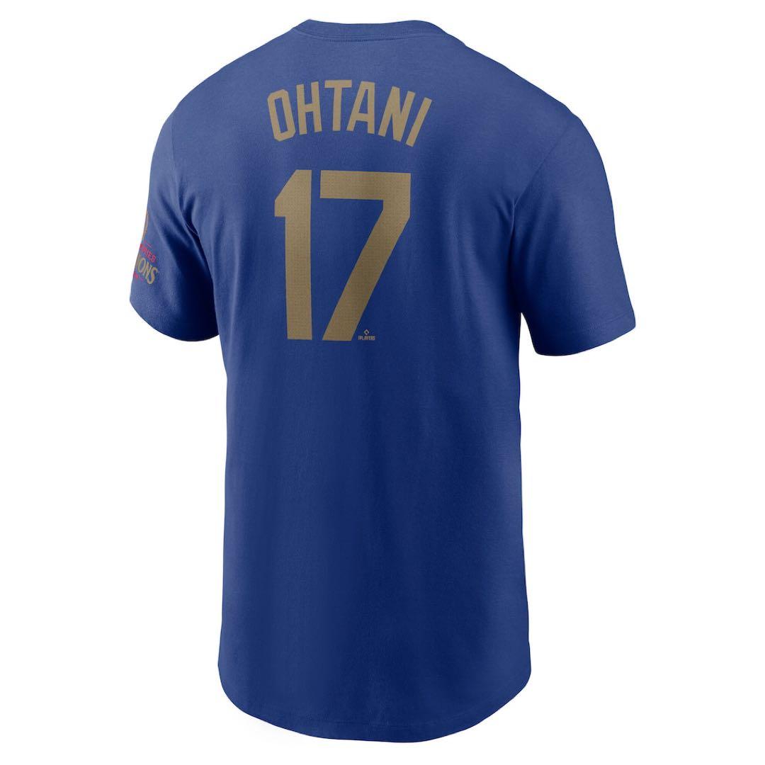 大谷翔平ドジャースナイキ2025ゴールド コレクション Tシャツ Ｌ- ロイヤル