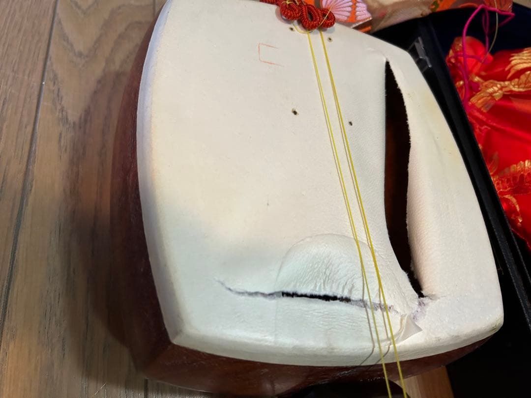 三味線　バチ、ケース込み