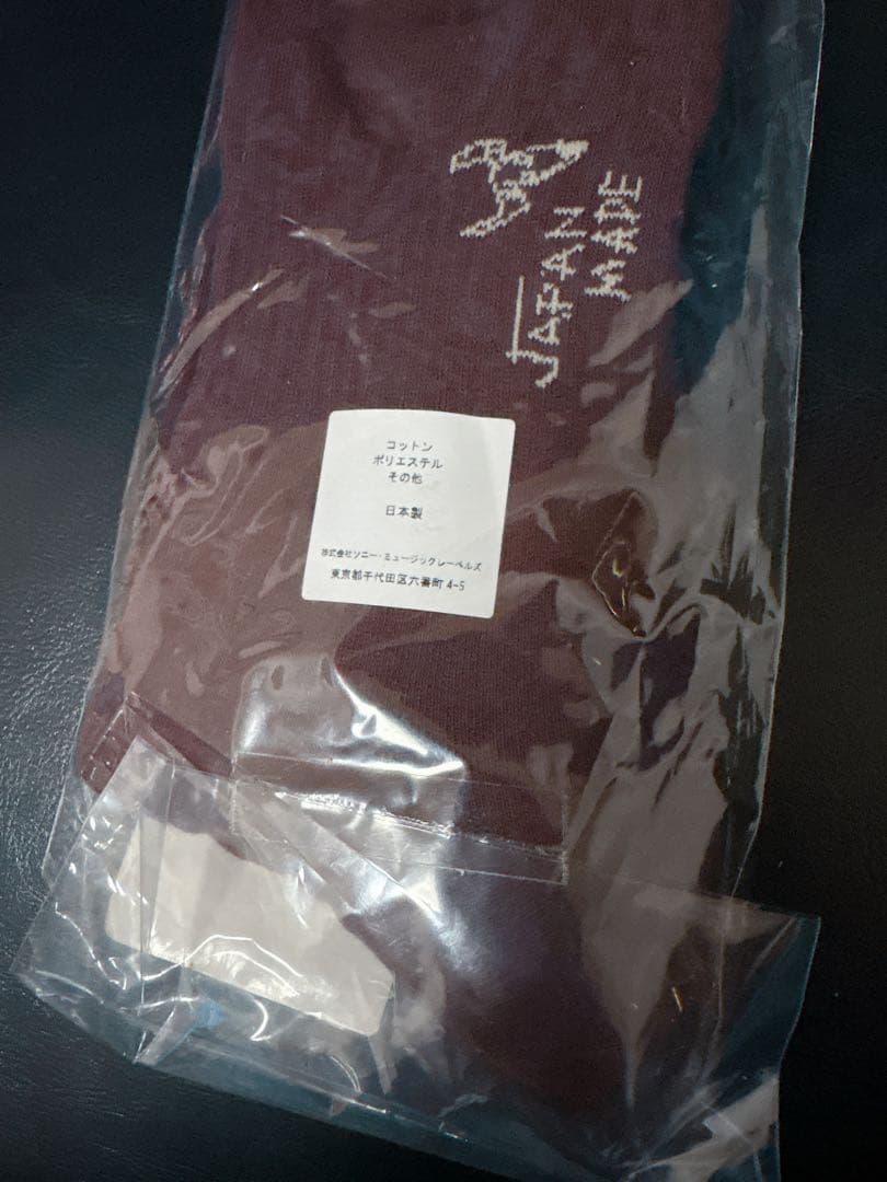 KING GNU LINE SOCKS バーガンディ