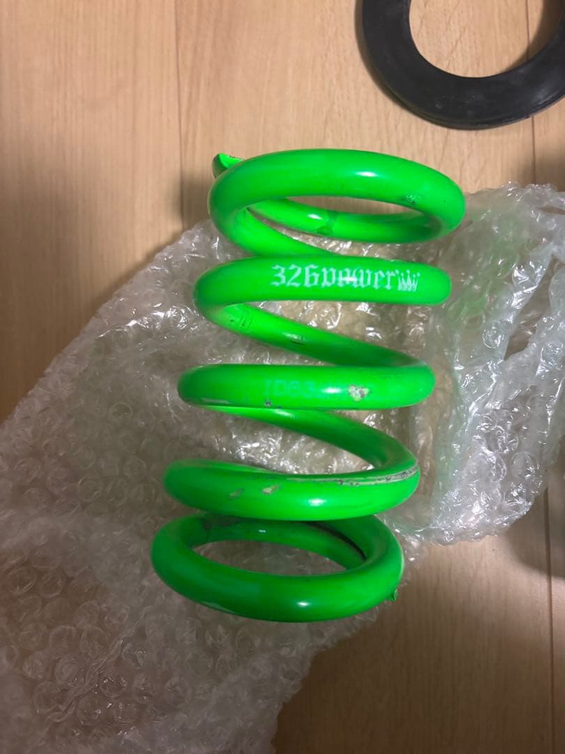 326POWER チャラバネ ID63 H140 18K グリーン2個セット