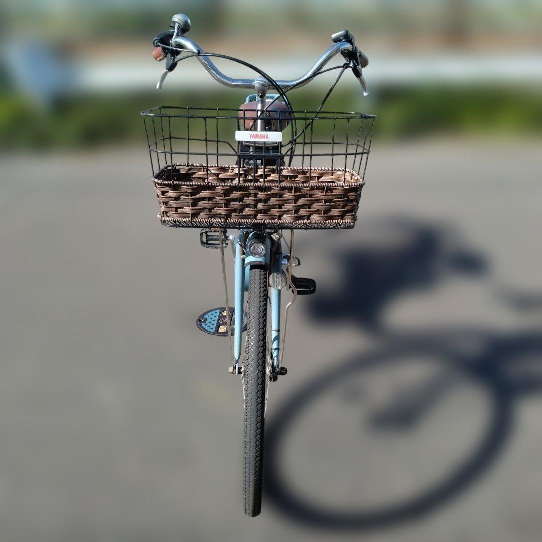 [845]送料無料 ヤマハ PAS With 電動自転車 大容量バッテリー付き！