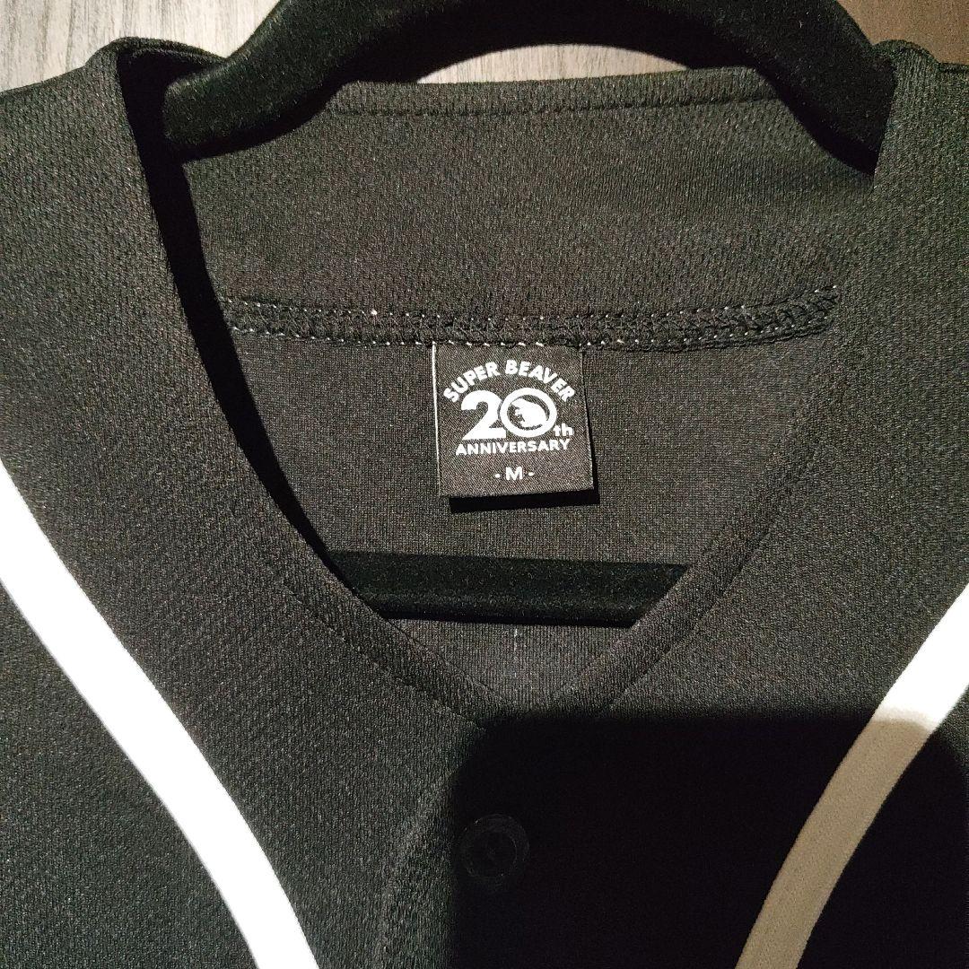 SUPERBEAVER　ベースボールTシャツ　黒色　Mサイズ