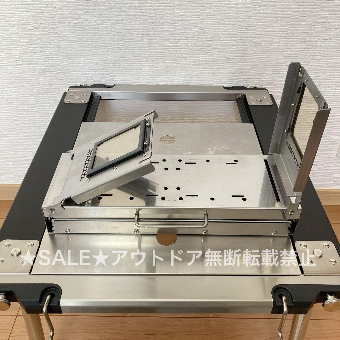 IGT ハーフユニット　焚き火台　二次燃焼　バーナー　スノーピーク　焚火台