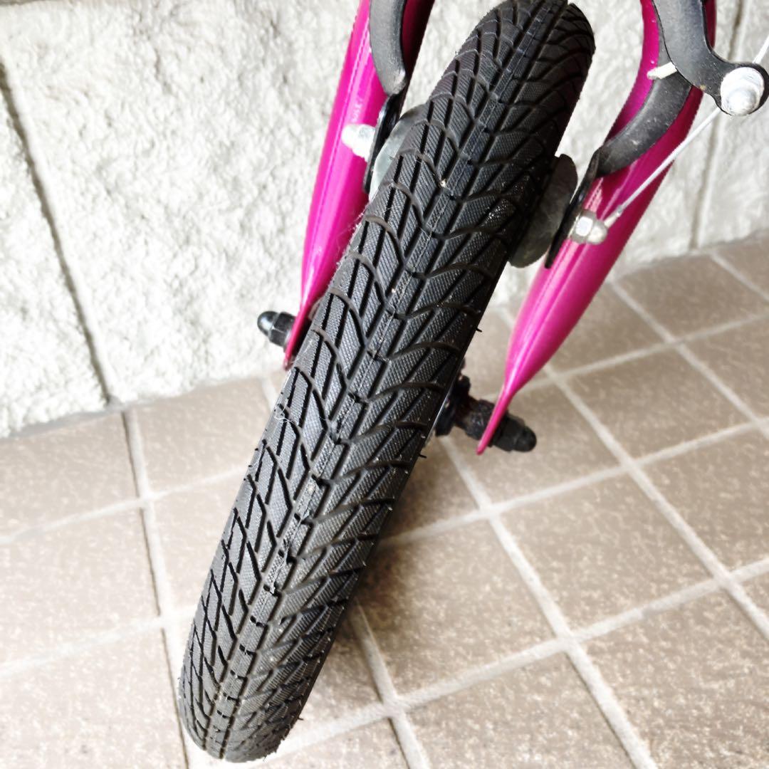STRIDER 14x　ストライダー　フューシャピンク　スタンド付き　変身バイク