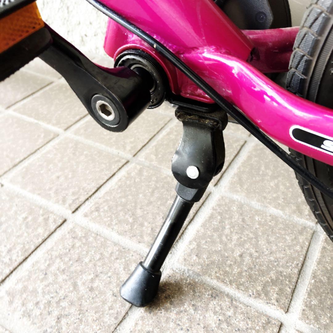 STRIDER 14x　ストライダー　フューシャピンク　スタンド付き　変身バイク