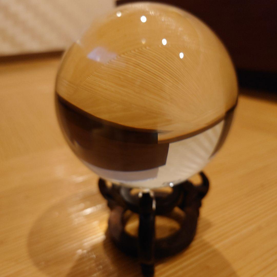 水晶　ガラス玉　呪術　占い師　アンティーク　骨董