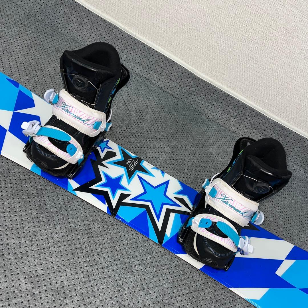 7-８回使用 キッズスノーボード 133cm XERES×バイン×BOAブーツ