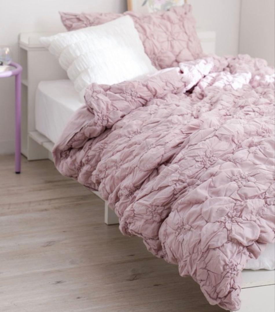 【専用です】美品♡フランフラン　掛け布団カバー　花柄　シングル　ピンク