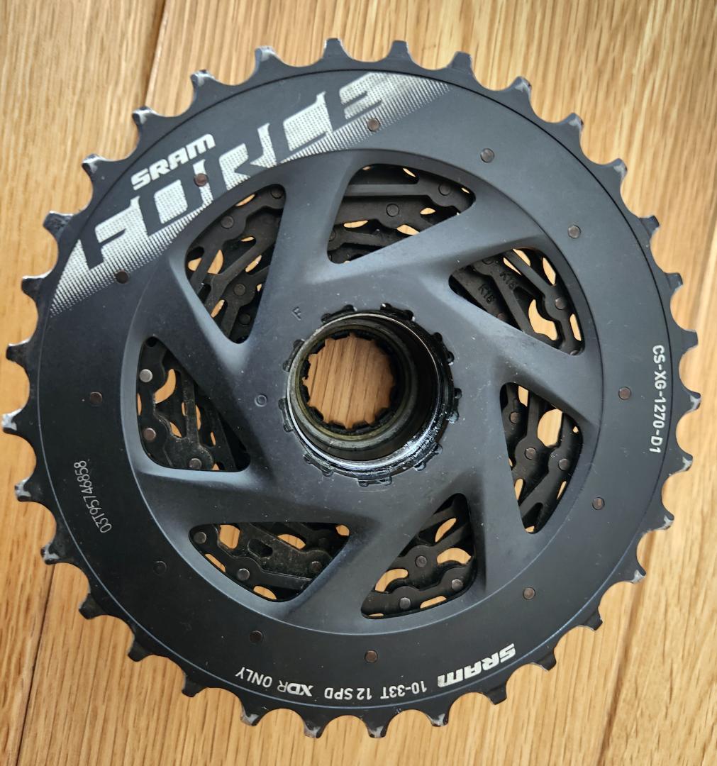 SRAM FORCE D1 12S 10-33T XDRスプロケット
