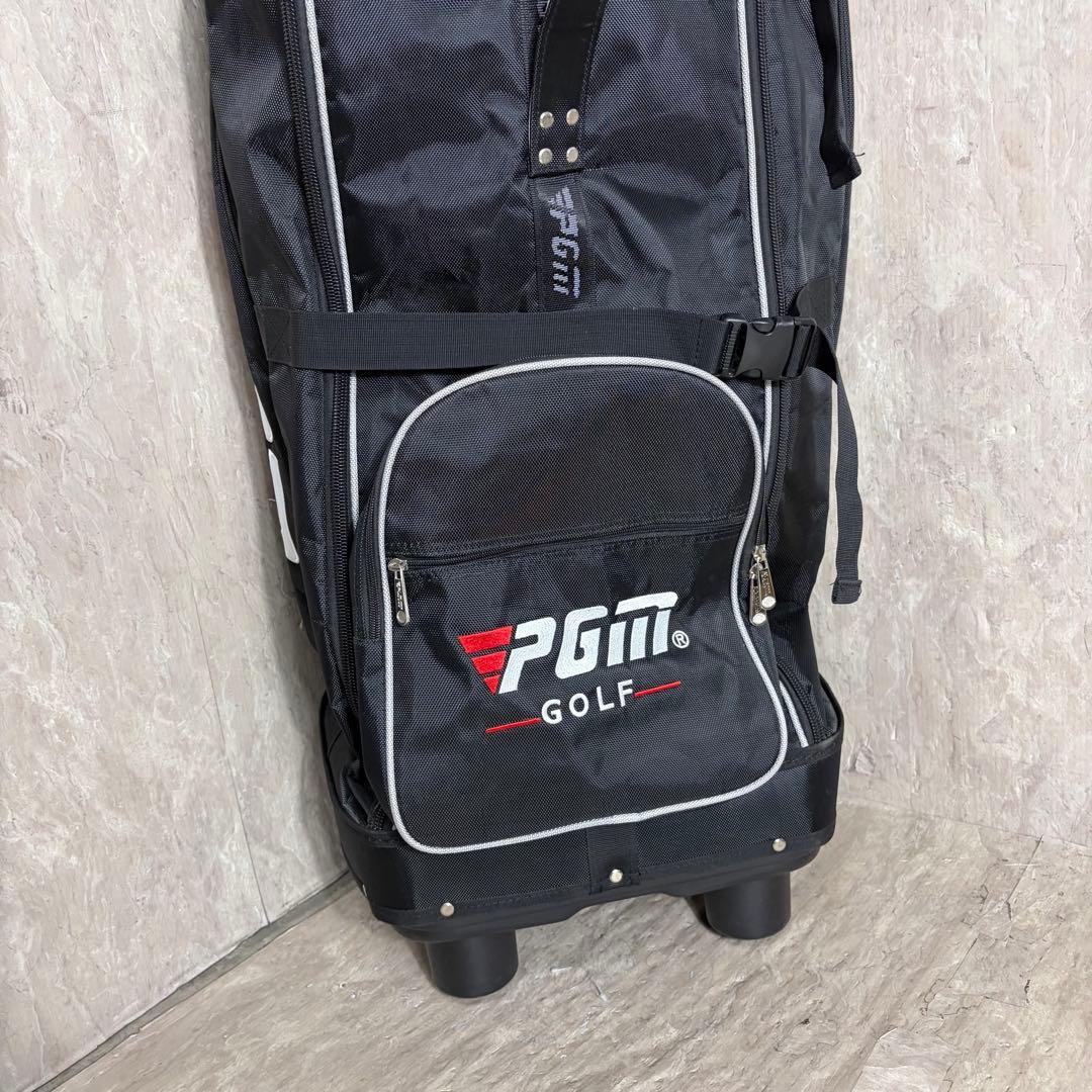 極美品 PGMトラベルカバー キャスター付 キャディバッグ ゴルフ golf