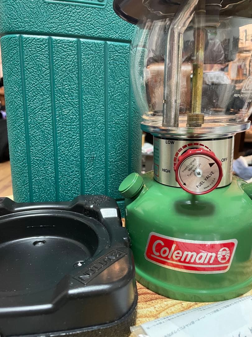 Colemanコールマンガソリンランタンアマガエルカラー200B1997年3月製